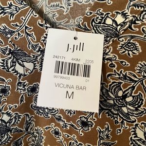 J.Jill Vicuna Bar Brown Shirt